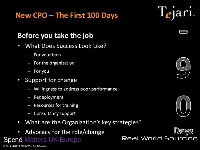 100 Day Plan New Job Lovely New Cpo the First 100 Days