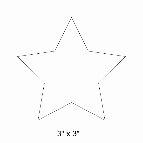 2 Inch Star Stencil Beautiful Star Wall Stencil Kit