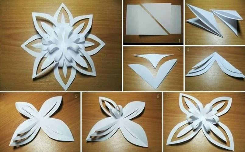 3 D Paper Snowflakes Luxury Diy 3d Paper Snowflake Flower
