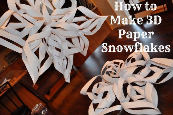 3 D Paper Snowflakes New How to Make 3d Snowflakes Classy Mommy