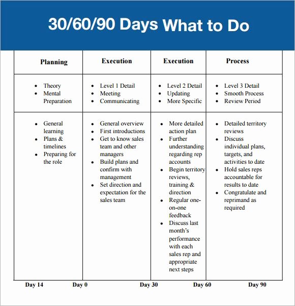 30 60 90 Action Plan Inspirational 30 60 90 Day Plan Template Affordablecarecat