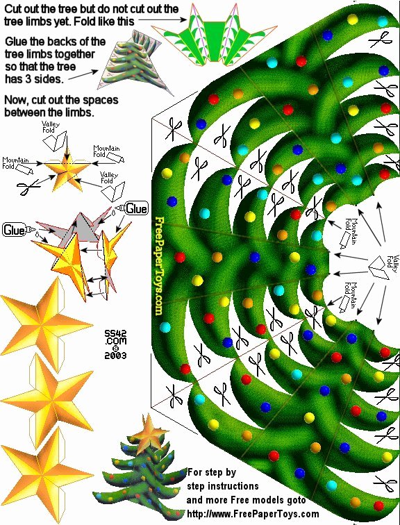 3d Christmas Tree Template Best Of 17 Best S Of 3d Christmas Paper Crafts Templates 3d