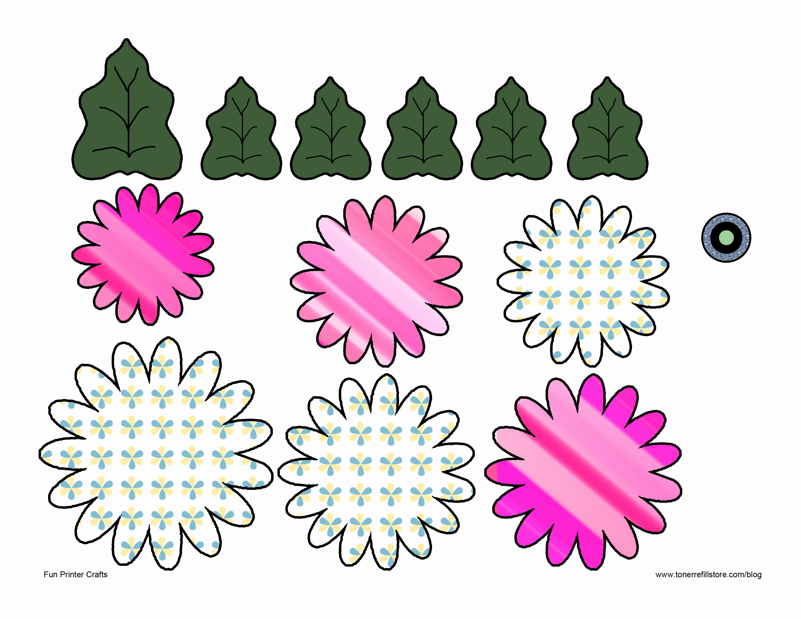 3d Paper Flower Template Best Of 3d Flower Template Printable