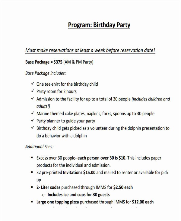 30 80th Birthday Party Program Example Document Template
