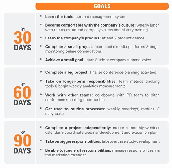 90 Day Plan Examples Beautiful 5 90 Day Plan for New Managers Examples Pdf