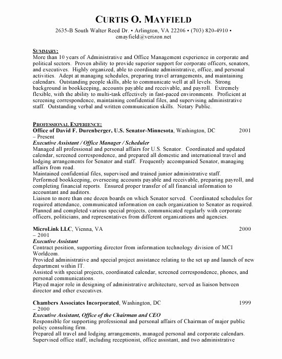 Administrative assistant Resume Objective Best Of Sample Objective Resume for Administrative assistant