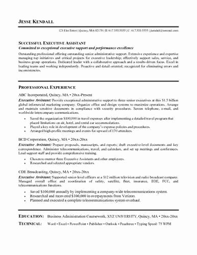 Administrative assistant Resume Objective Inspirational Executive assistant Resume Objective