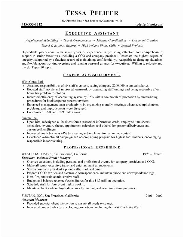 Administrative assistant Resume Objective Unique Resume Examples No Experience