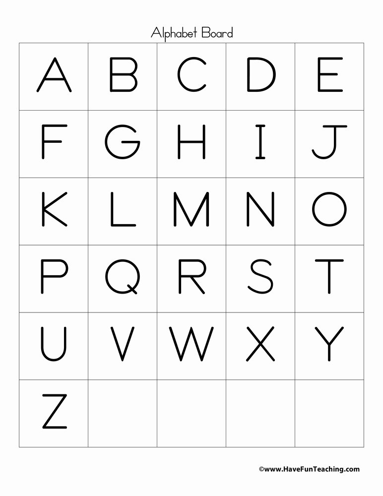 Alphabet Cut Out Letters Fresh Phonics Alphabet Activities Resources