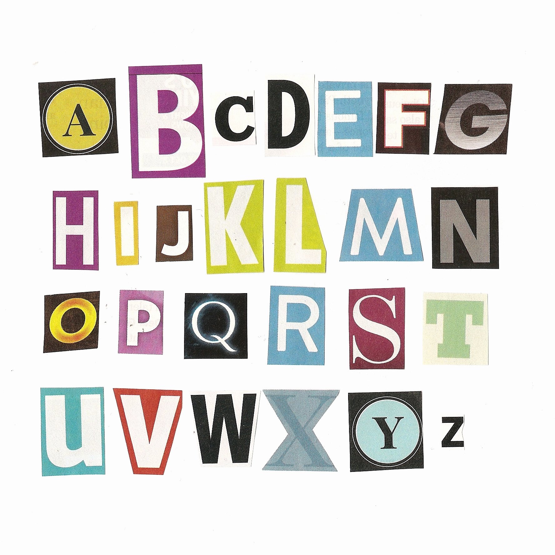Alphabet Cut Out Letters Unique Magazine Letters Cut Out Quotes Quotesgram