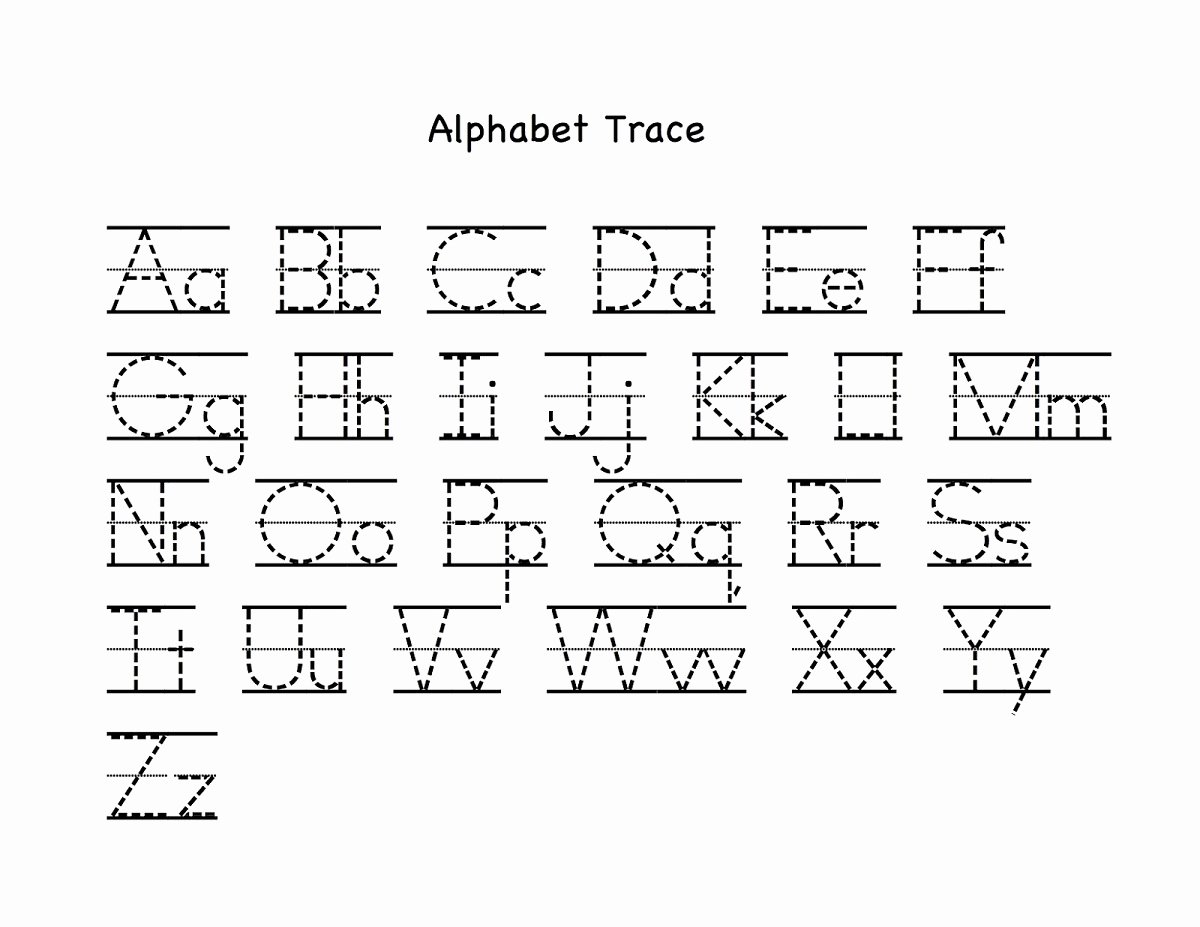 Alphabet Letters with Pictures Luxury Alphabet Letter Tracing Printables
