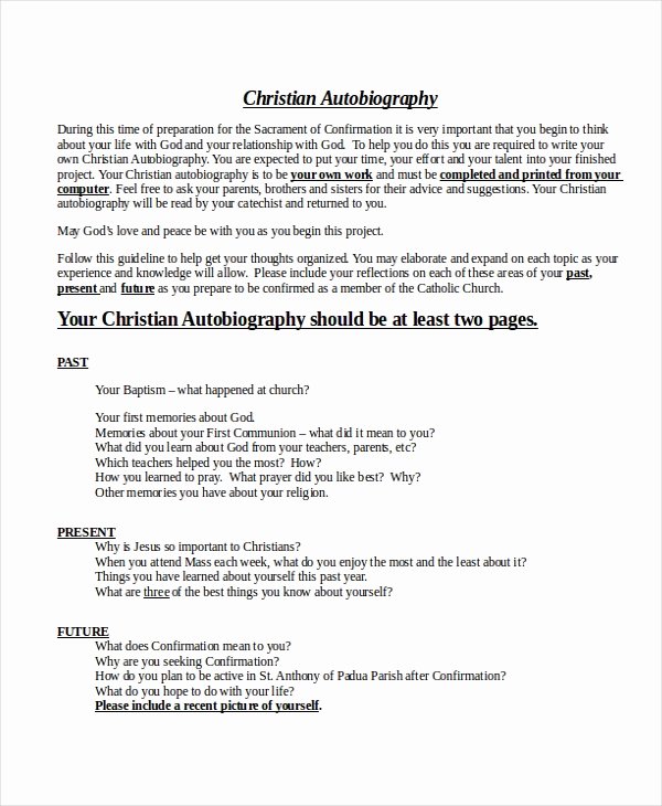 An Example Of An Autobiography Lovely 8 Autobiography Examples Pdf Doc