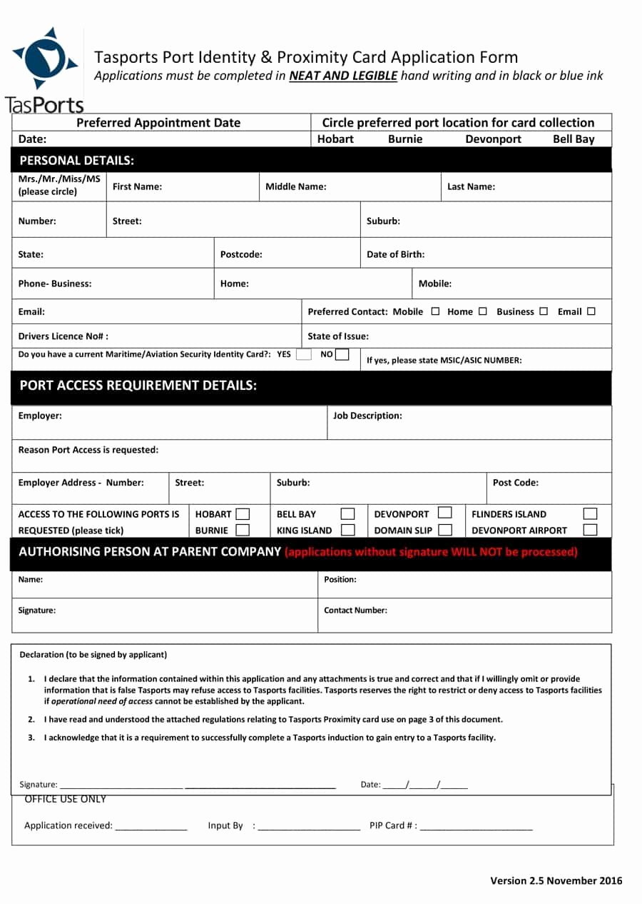 Application for Employment Free Awesome 50 Free Employment Job Application form Templates