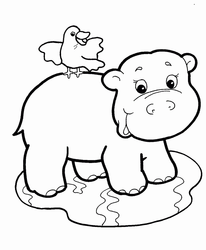 Baby Animals Colouring Pictures Beautiful Baby Animal Coloring Coloring Home
