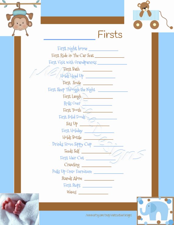 Baby Book Template Pages Awesome Tags