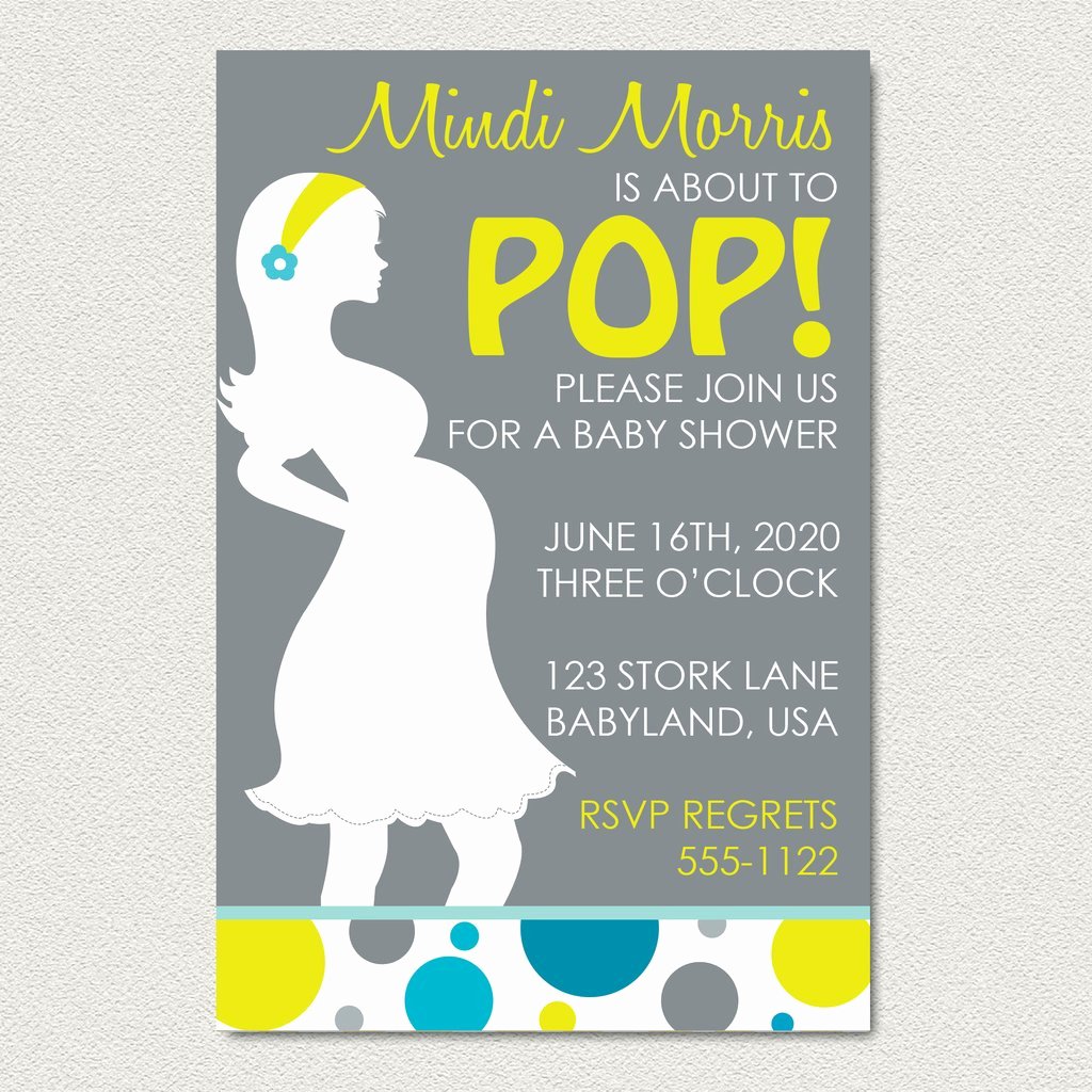 Baby Boy Invitations Free Inspirational About to Pop Baby Shower Invitation Baby Boy Baby Bump