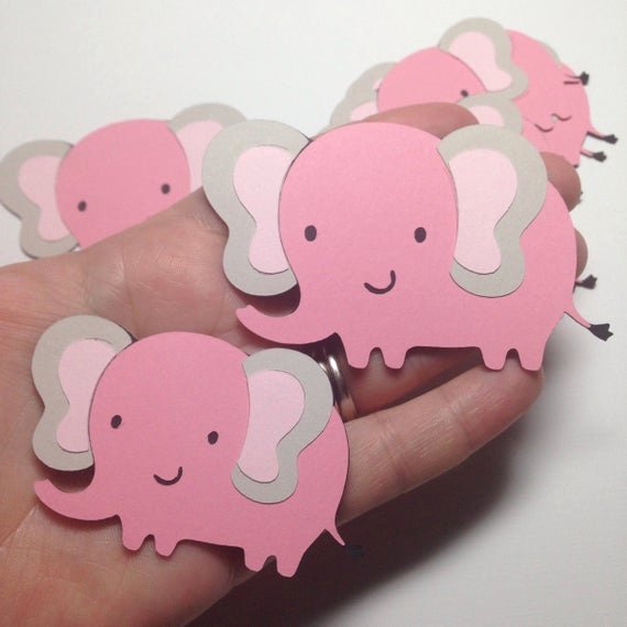 Baby Elephant Cut Outs New Elephant Baby Shower Elephant Cut Outs Baby Girls