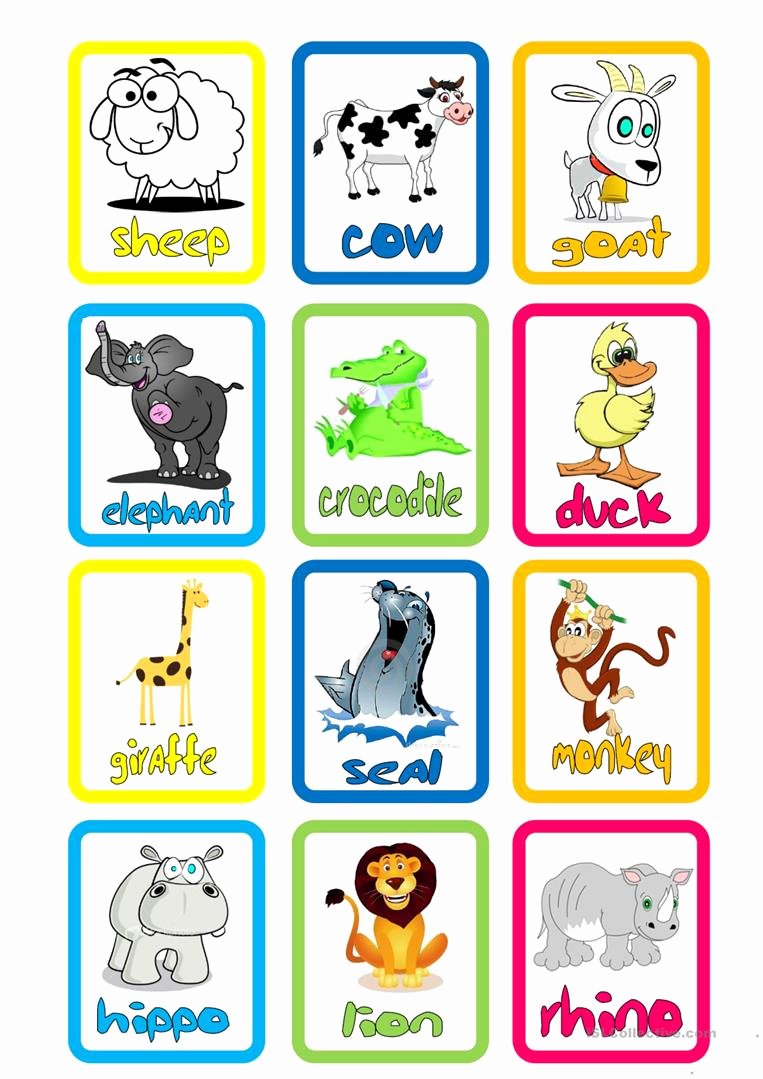 Baby Flash Cards Free Luxury 15 Animal Flash Cards