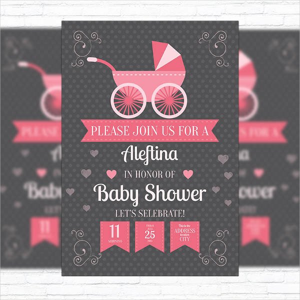 Baby Shower Flyer Ideas Unique 9 Baby Shower Flyers Psd Word Ai Eps Vector formats