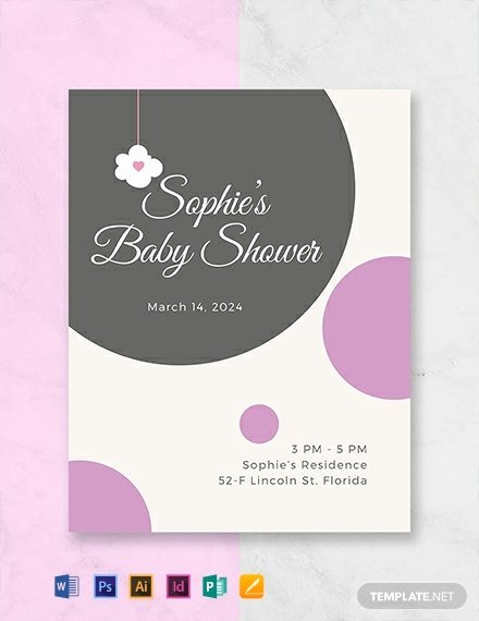 Baby Shower Program Sample Awesome Free Baby Shower Program Template Word Psd