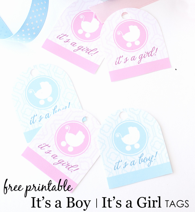 Baby Shower Tags Printable New It S A Boy It S A Girl Free Printable Tags Project Nursery