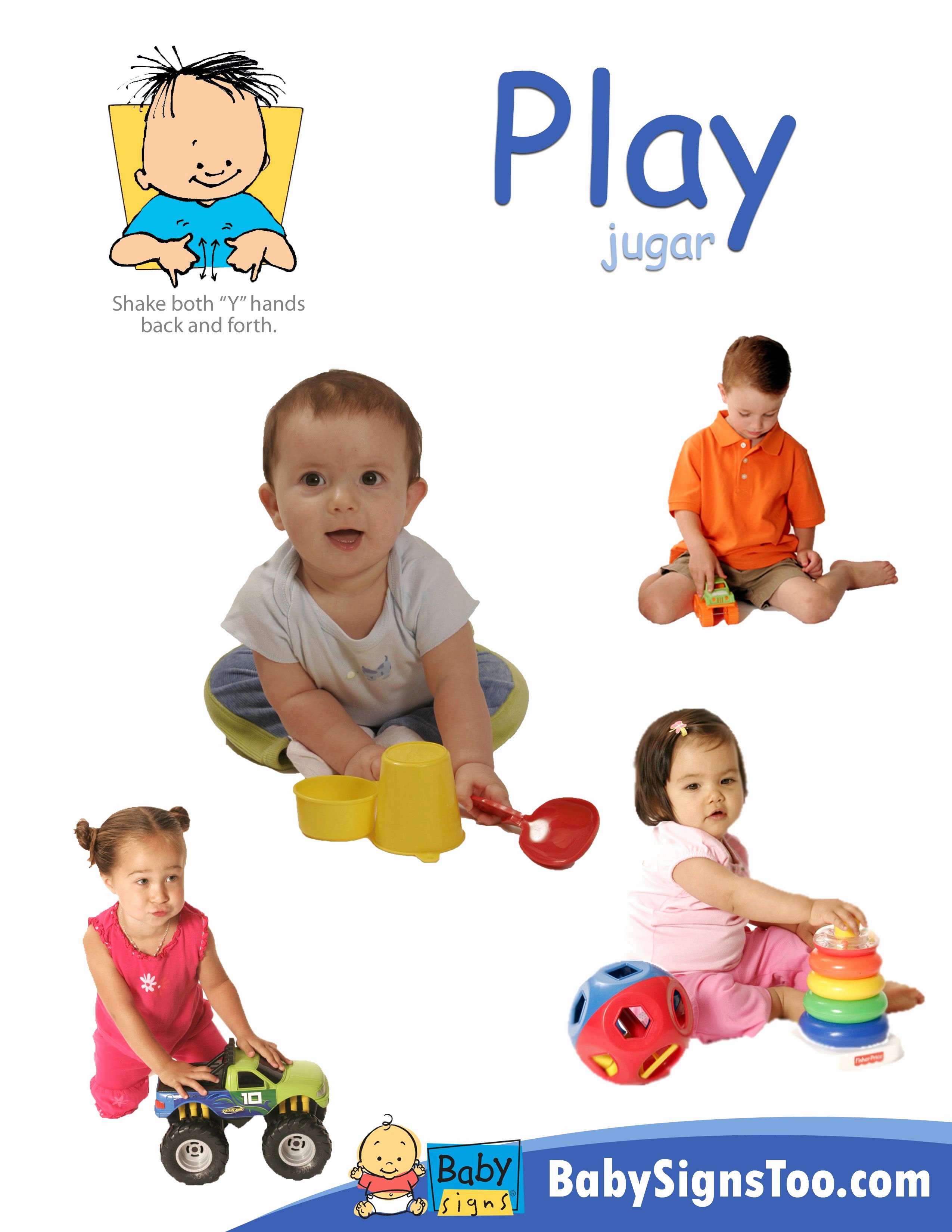 Baby Sign Language Posters New Free Printable Poster with the Sign for Play Babysigns