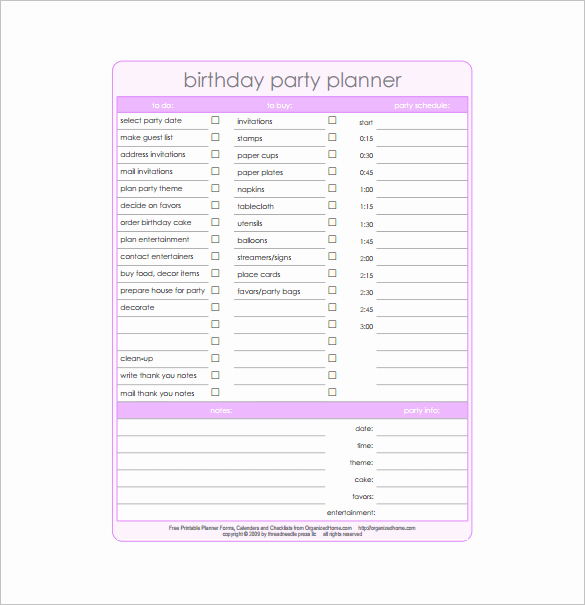 Bachelorette Party Agenda Template Inspirational Party Planning Templates 16 Free Word Pdf Documents
