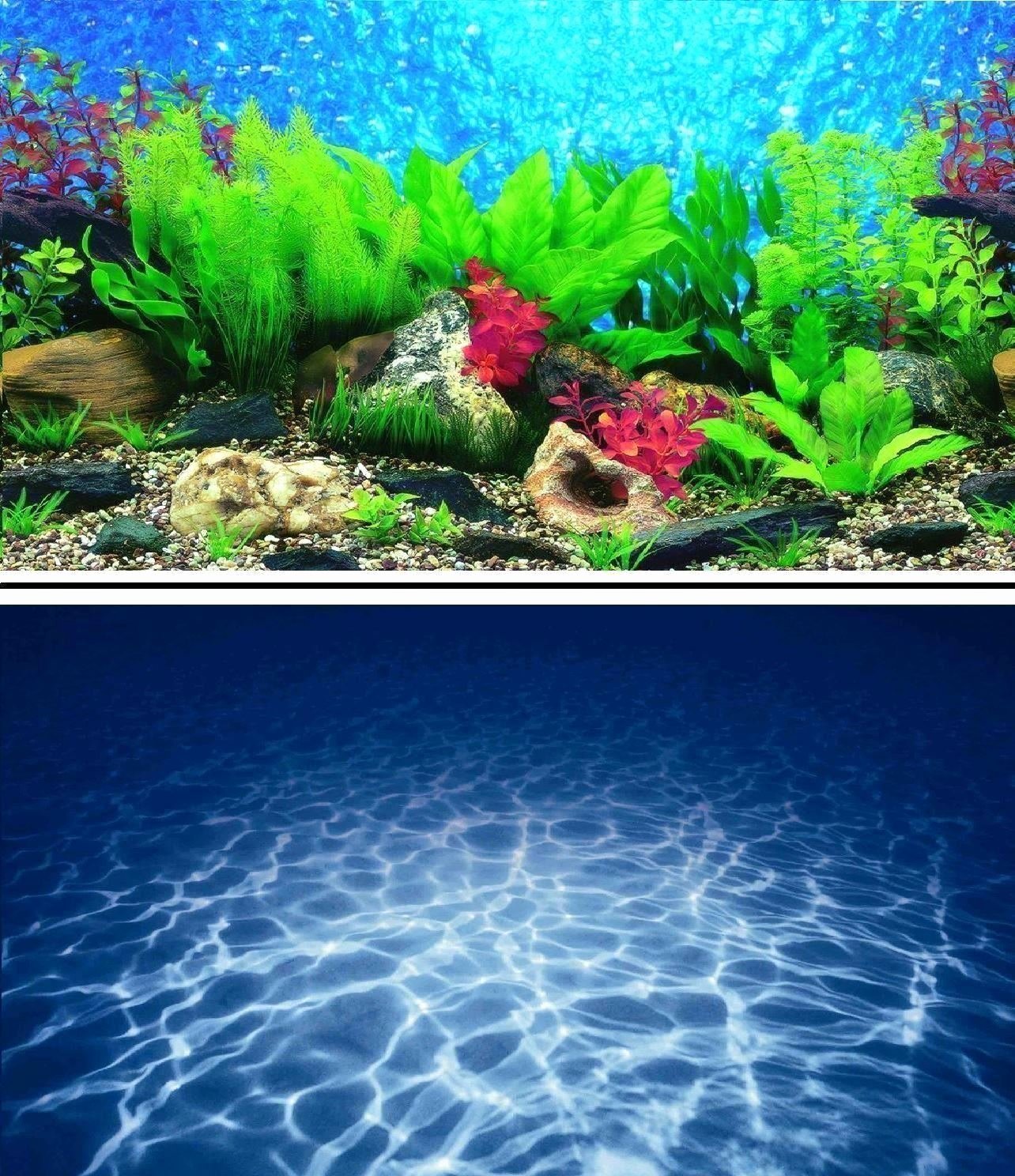 Background for Fish Tank Beautiful 16&quot; Double Sided Aquarium Background Backdrop Fish Tank