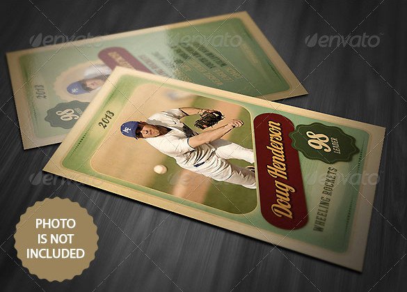 Baseball Card Template Photoshop Free Unique 16 Baseball Card Templates Psd Ai Eps