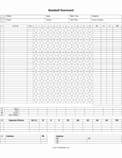 Baseball Score Sheet Template Lovely 9 Baseball Score Sheet Templates Excel Templates