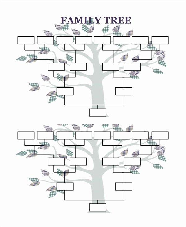 Basic Family Tree Template Fresh Sample Blank Family Tree Template 8 Free Documents