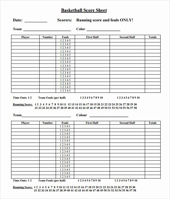 Basketball Score Sheet Template Elegant Search Results for Basketball Score Sheet Excel