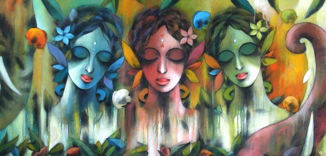 Beautiful Woman Painting Images Lovely 50 Most Beautiful Indian Paintings From top Indian Artists