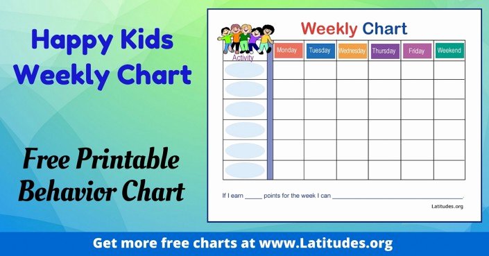 Behavior Charts for Home Best Of Free Printable Behavior Charts for Home and School