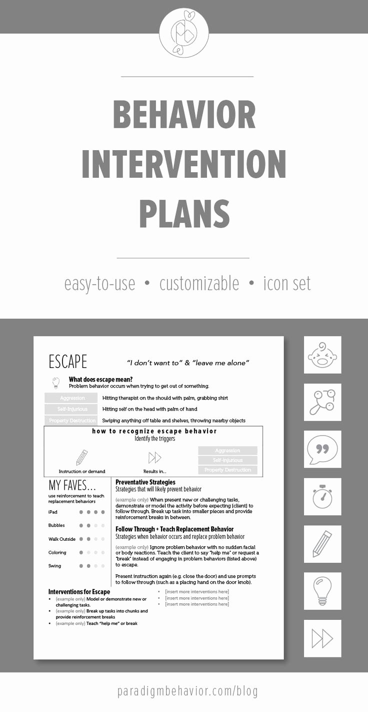 Behavior Management Plan Template Elegant 1000 Ideas About Behavior Plans On Pinterest
