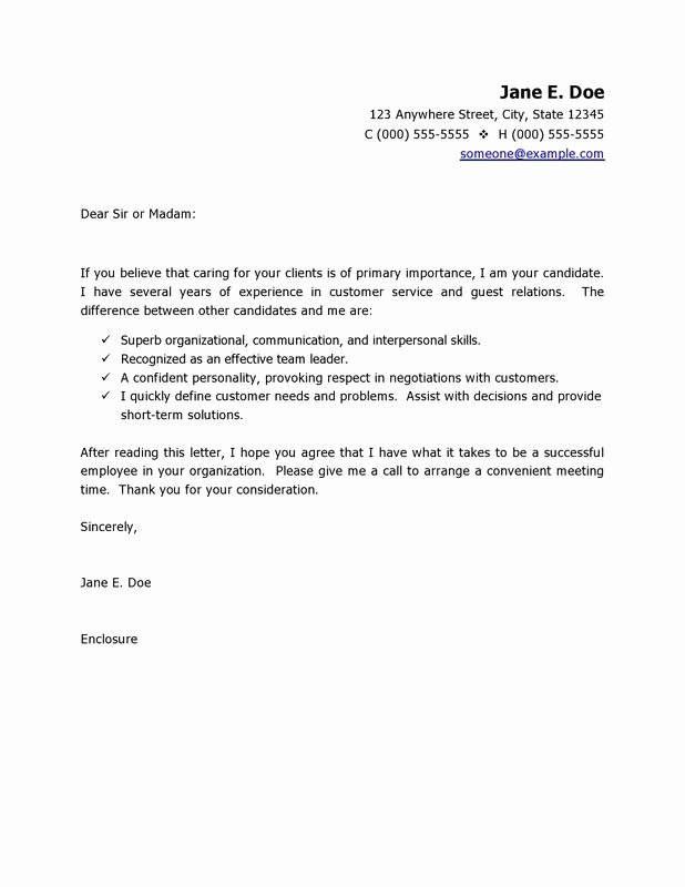Best Customer Service Cover Letter Best Of 12 13 Good Customer Service Cover Letters