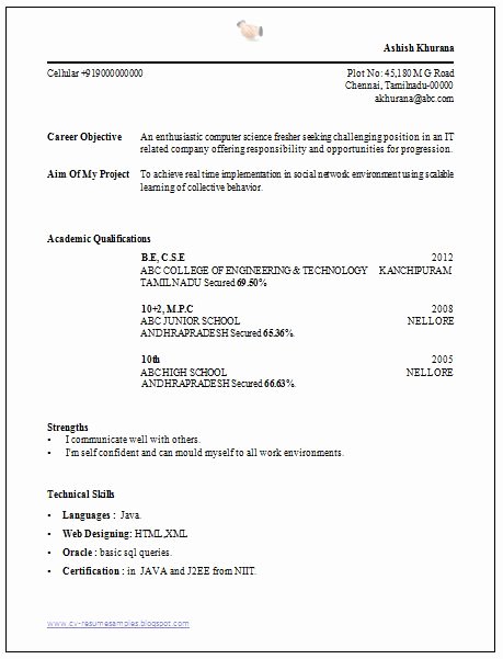 Best Resume format for Engineers Unique Beautiful and Simple Resume Template for All Job Seekers