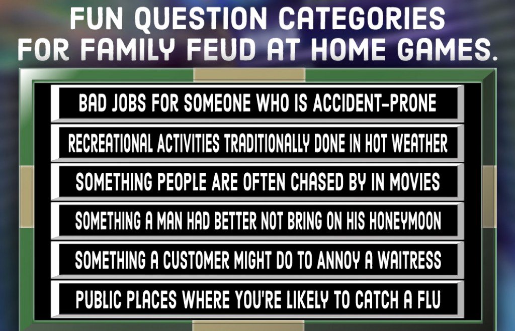 Bible Family Feud Questions Lovely Family Feud Quiz Free Questions and Answers