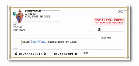 Big Fake Check Template Best Of Blank Check Template – 30 Free Word Psd Pdf &amp; Vector