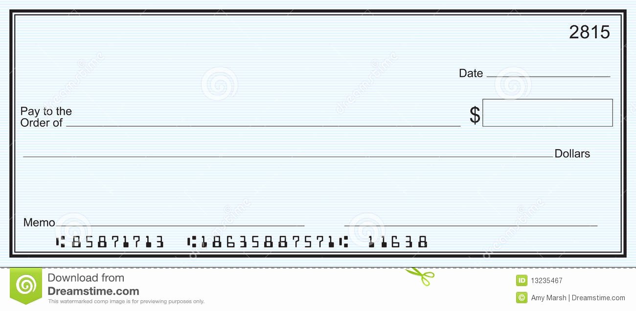 Big Fake Check Template Luxury Blank Check Template
