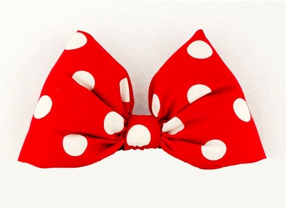 Big Minnie Mouse Bow Luxury Minnie Mouse Bow Big Headband Clip Minnie Mouse Ears by