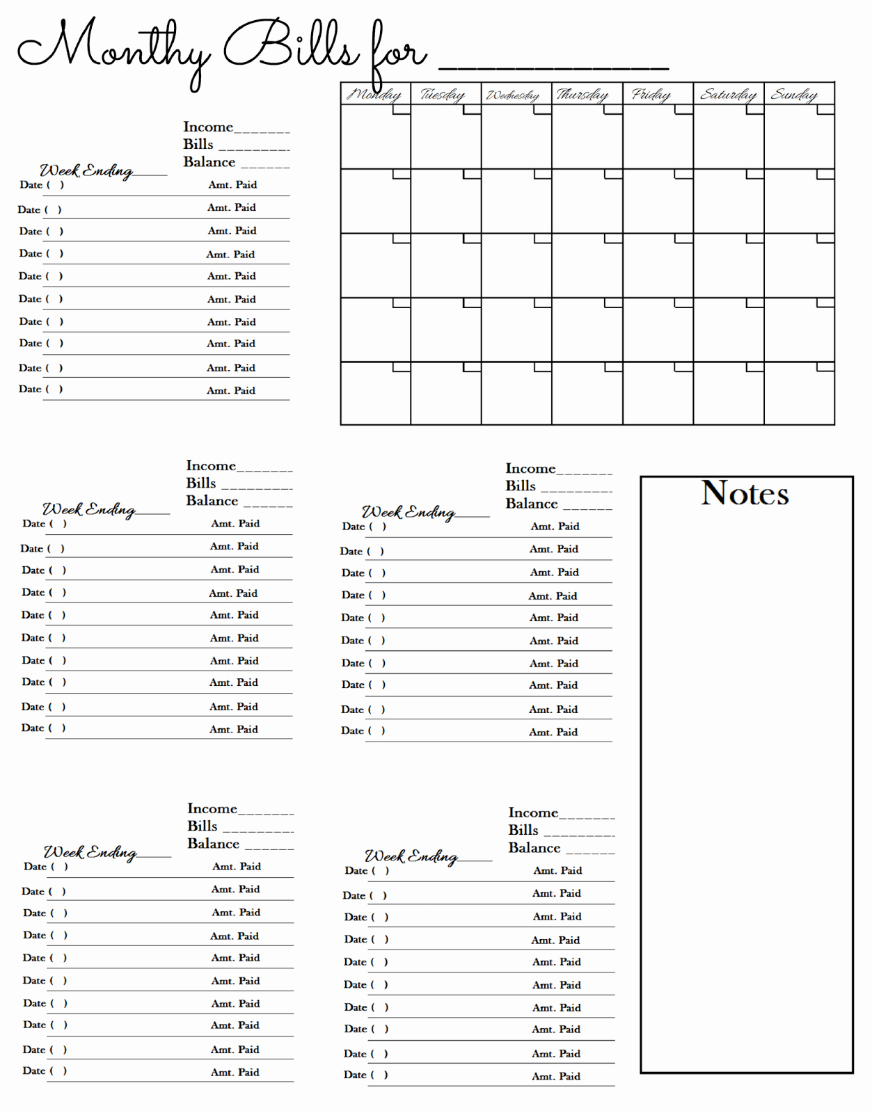 Bill Pay Spreadsheet Template Inspirational Glenda S World Worksheet to Keep Track Of Paid Monthly Bills