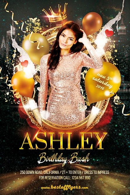 Birthday Flyer Templates Free Best Of Birthday Bash Party Free Flyer Template