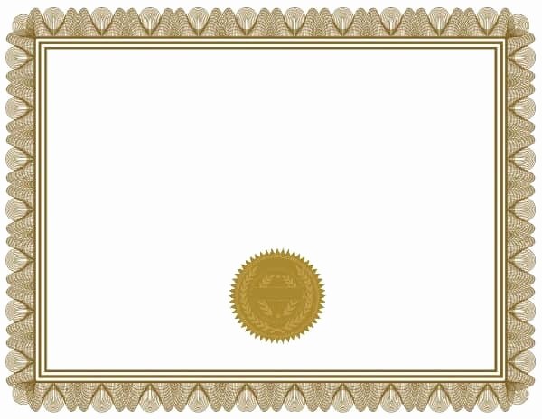 Blank Certificates to Print Elegant Free Blank Certificate Print Blank or Customize Online Free