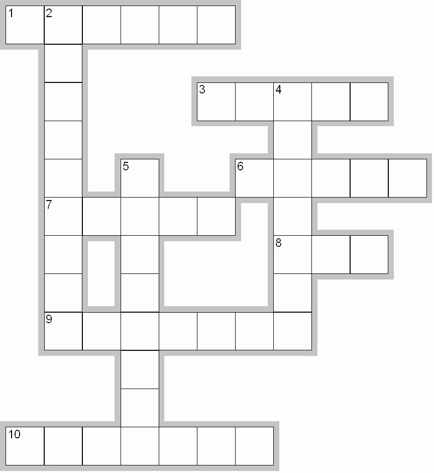 Blank Crossword Puzzle Maker New 28 Of Crossword Grid Template