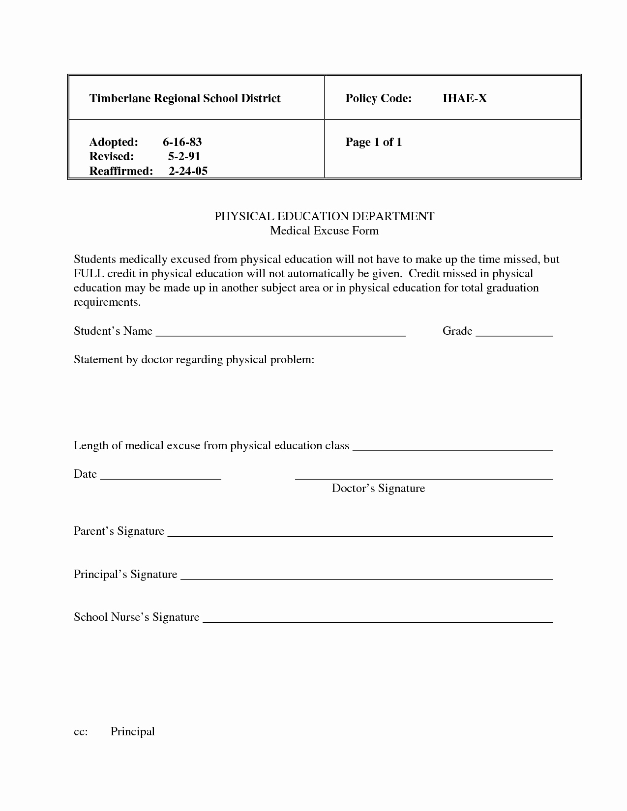 Blank Doctors Excuse form Unique Best S Of Printable Medical Excuse forms Free