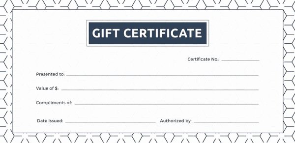 Blank Gift Certificate Template Free New 12 Blank Gift Certificate Templates – Free Sample