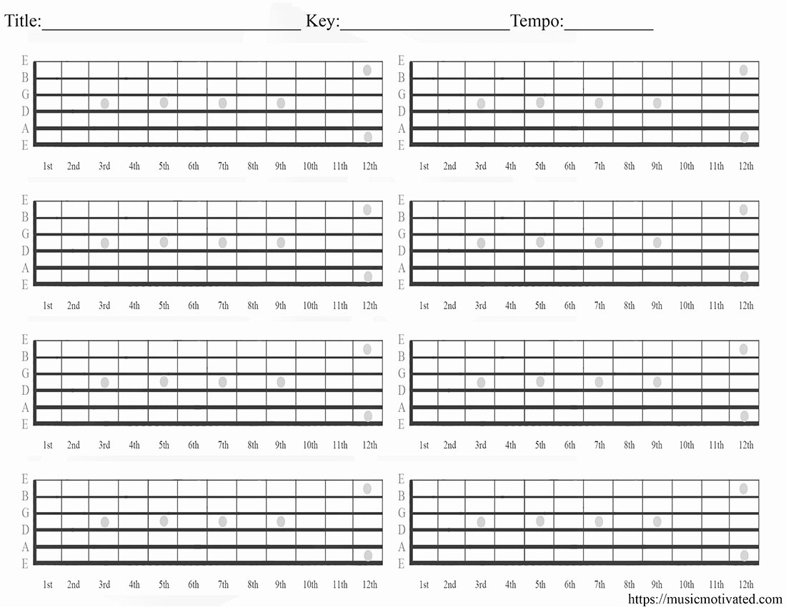 Blank Guitar Tab Luxury How to Create A Chord Progression