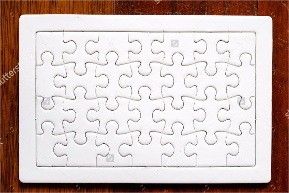 Blank Jigsaw Puzzle Template Awesome Puzzle Template Blank Puzzle Template