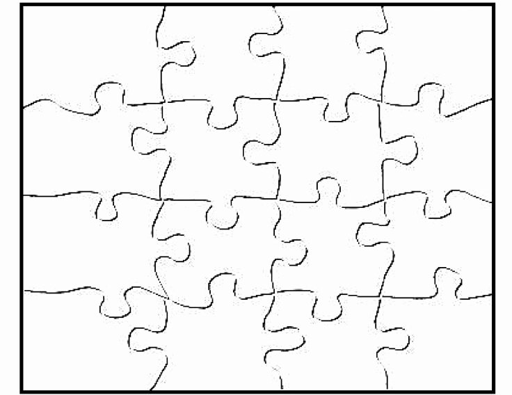 Blank Jigsaw Puzzle Template Lovely Blank Jigsaw Puzzle Pieces Template School